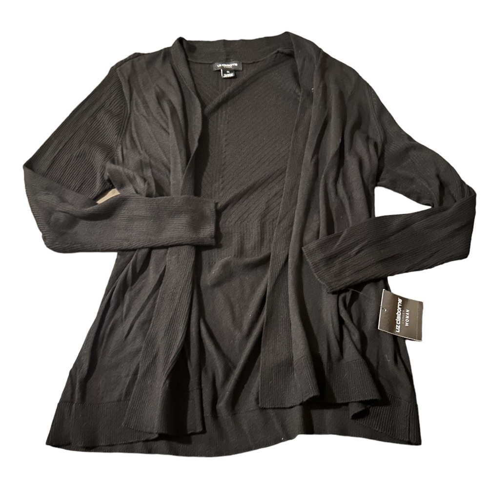 Liz Claiborne Black Knit Cardigan